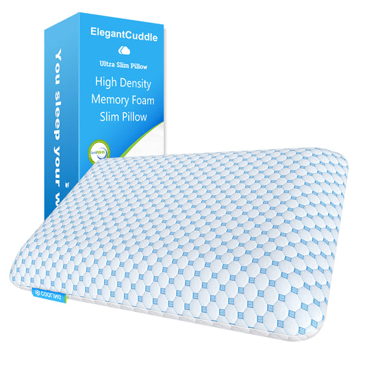2.75" Low Profile Memory Foam Pillow