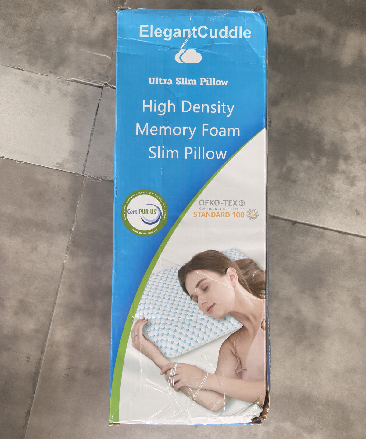 2.75" Low Profile Memory Foam Pillow